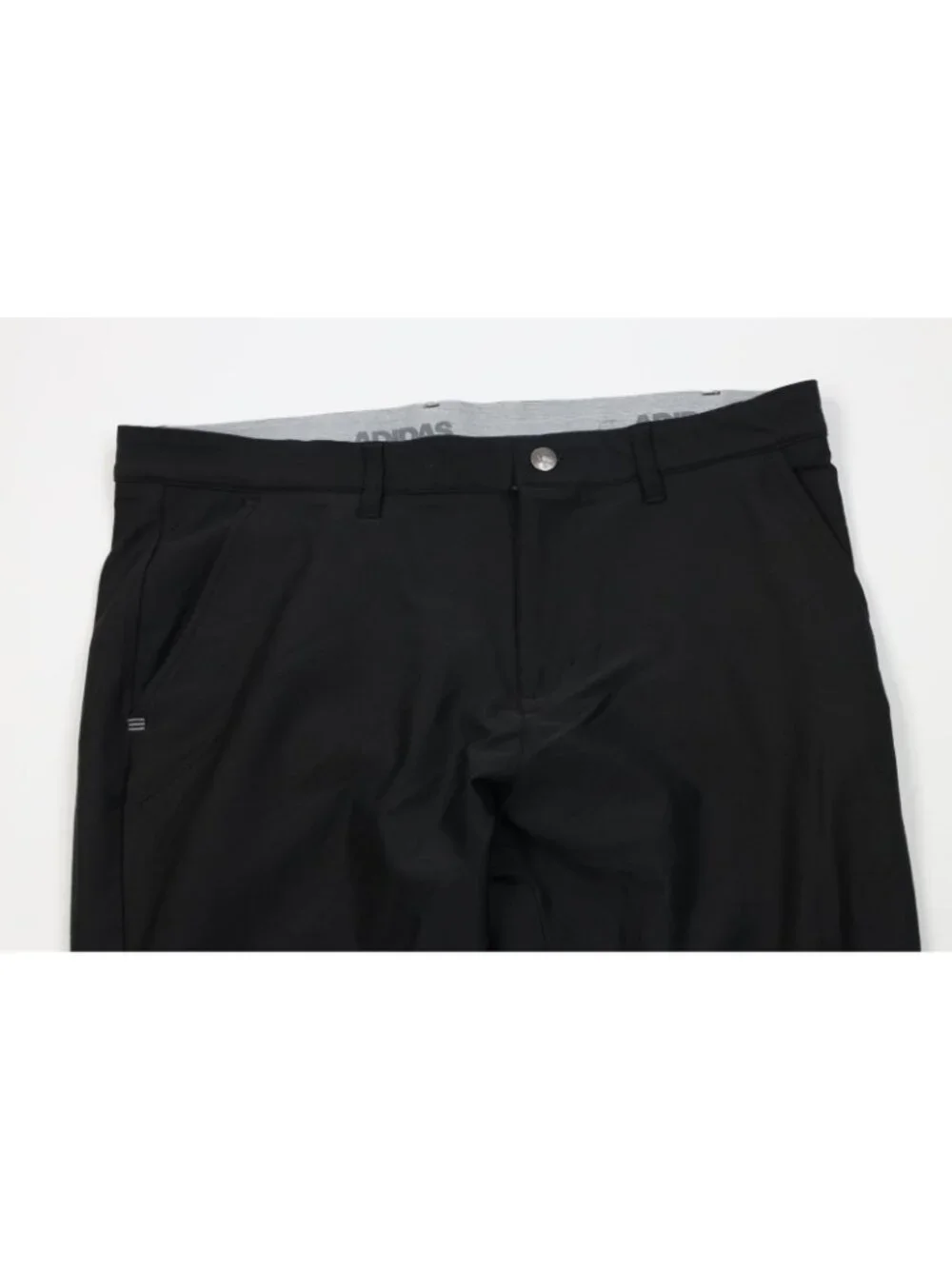 Vintage Y2K Adidas Golf Mens 34x30 Sun Faded Stretch Tech Knit Chino Pants Black